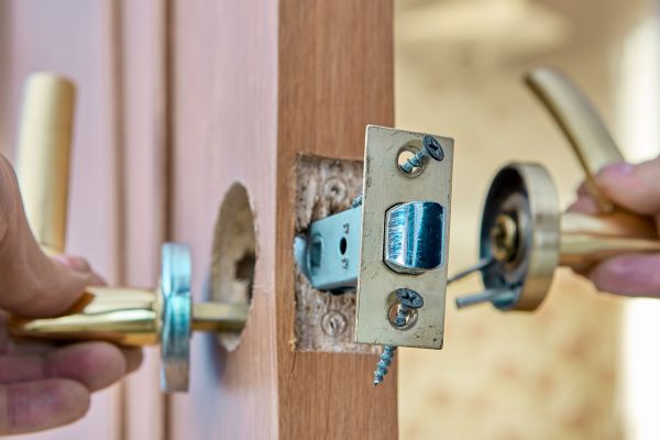 Door Latch Installation